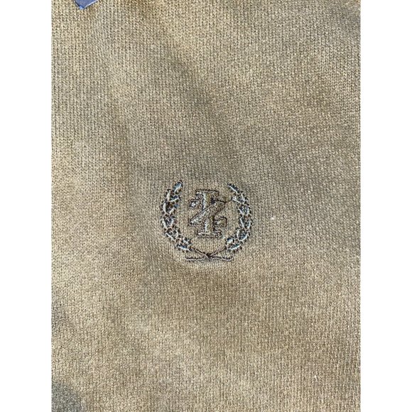 IZOD Sweatshirt Men L Half-Zip Long Sleeve Green - Picture 6 of 8